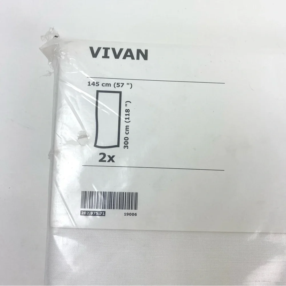NWT Vintage IKEA VIVAN Curtains